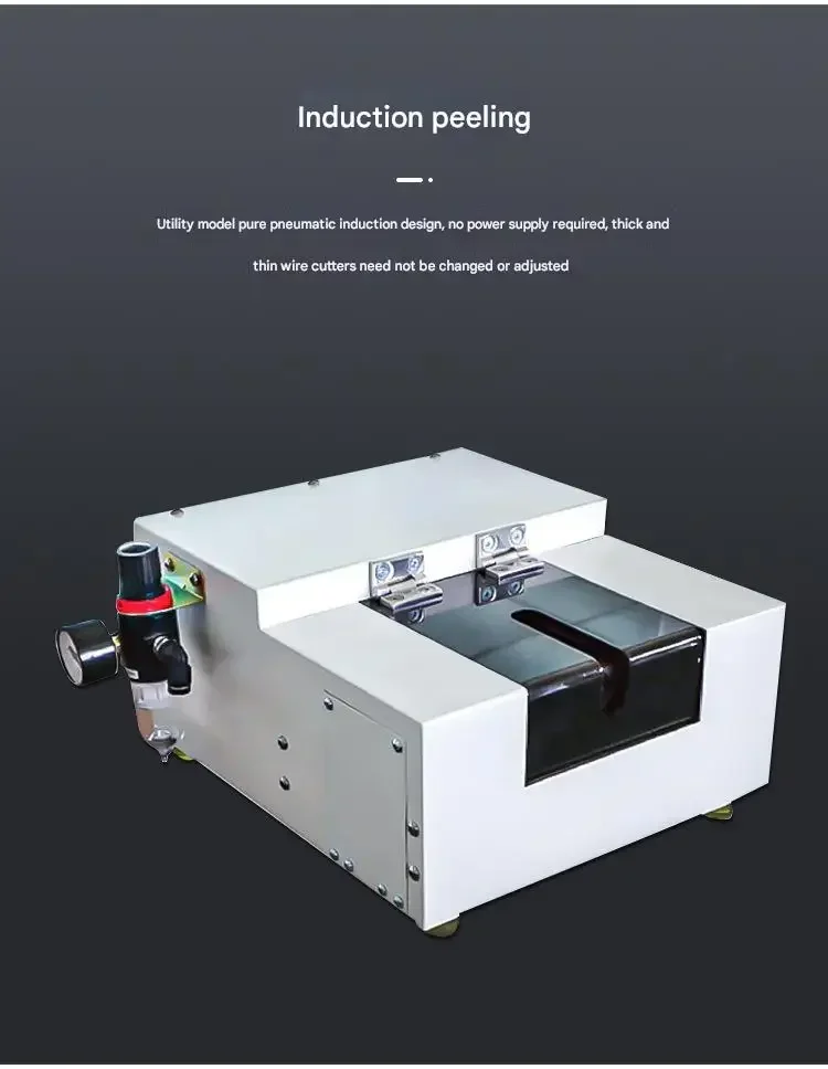 

Multicore Wire Stripper Machine Pneumatic Cable Stripping Machine Free to Change Die Set Suitable for Different Wire Size