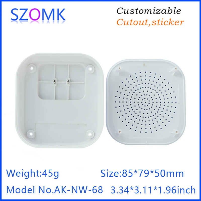 Smart Socket Plastic Electronics Humidity Temperature Sensor Junction Box Wireless Smoke Sensing Instrument Housing Control Box