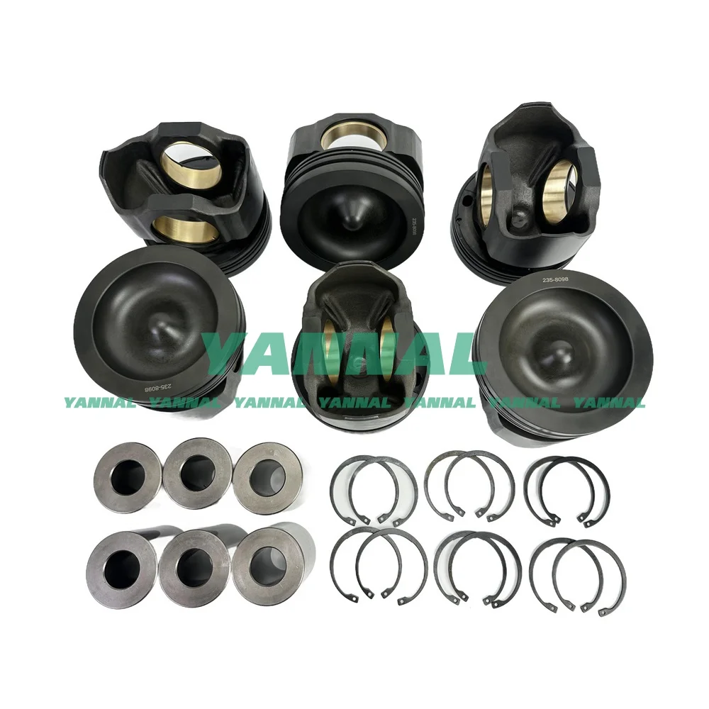 

Piston Kit 235-8098 319-6715 Compatible For Caterpillar C18 Parts Hot Selling