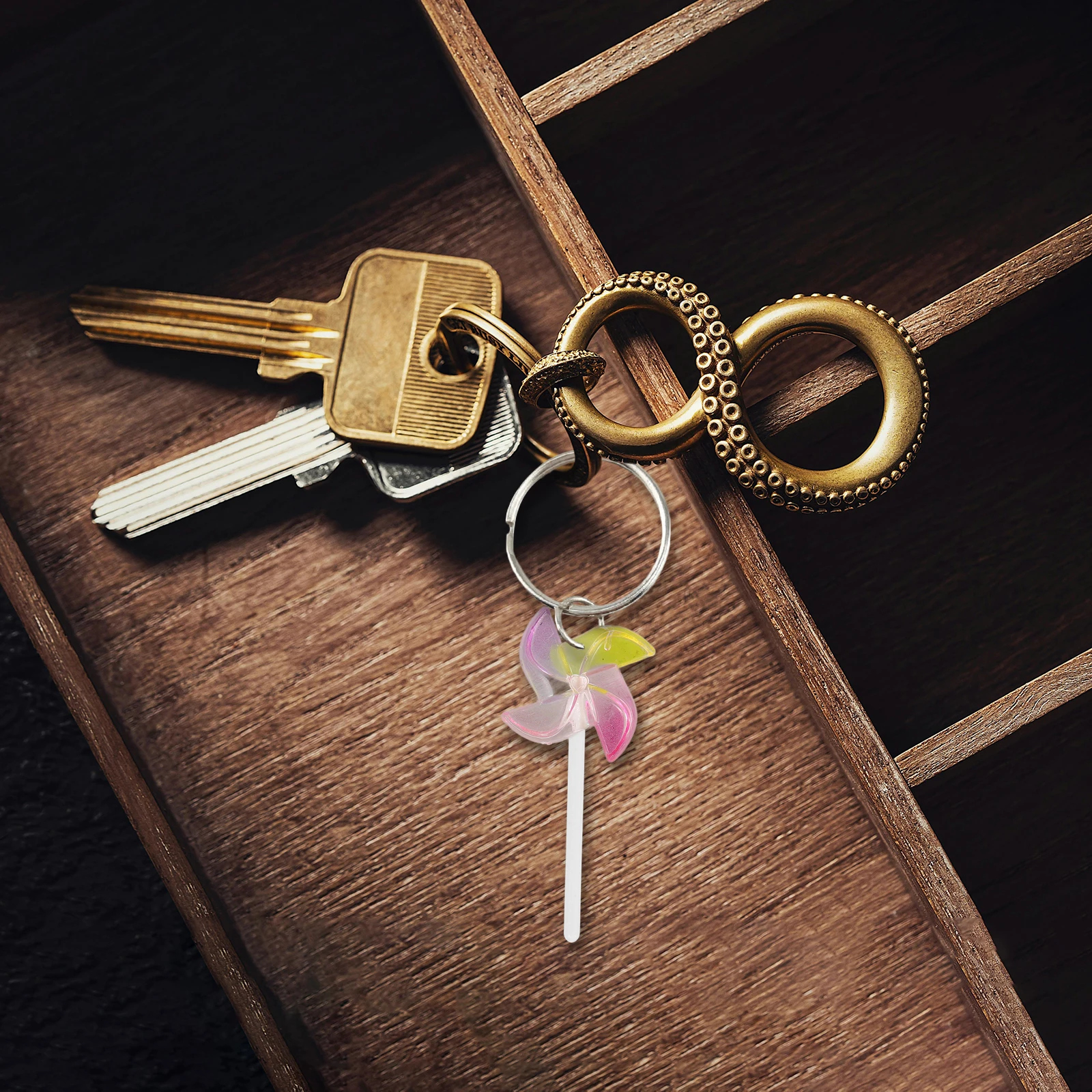 

10 Pcs Creamy Keychain Charms for Craft Jewellery Making Lollipop Diy Keychains Decorative Resin