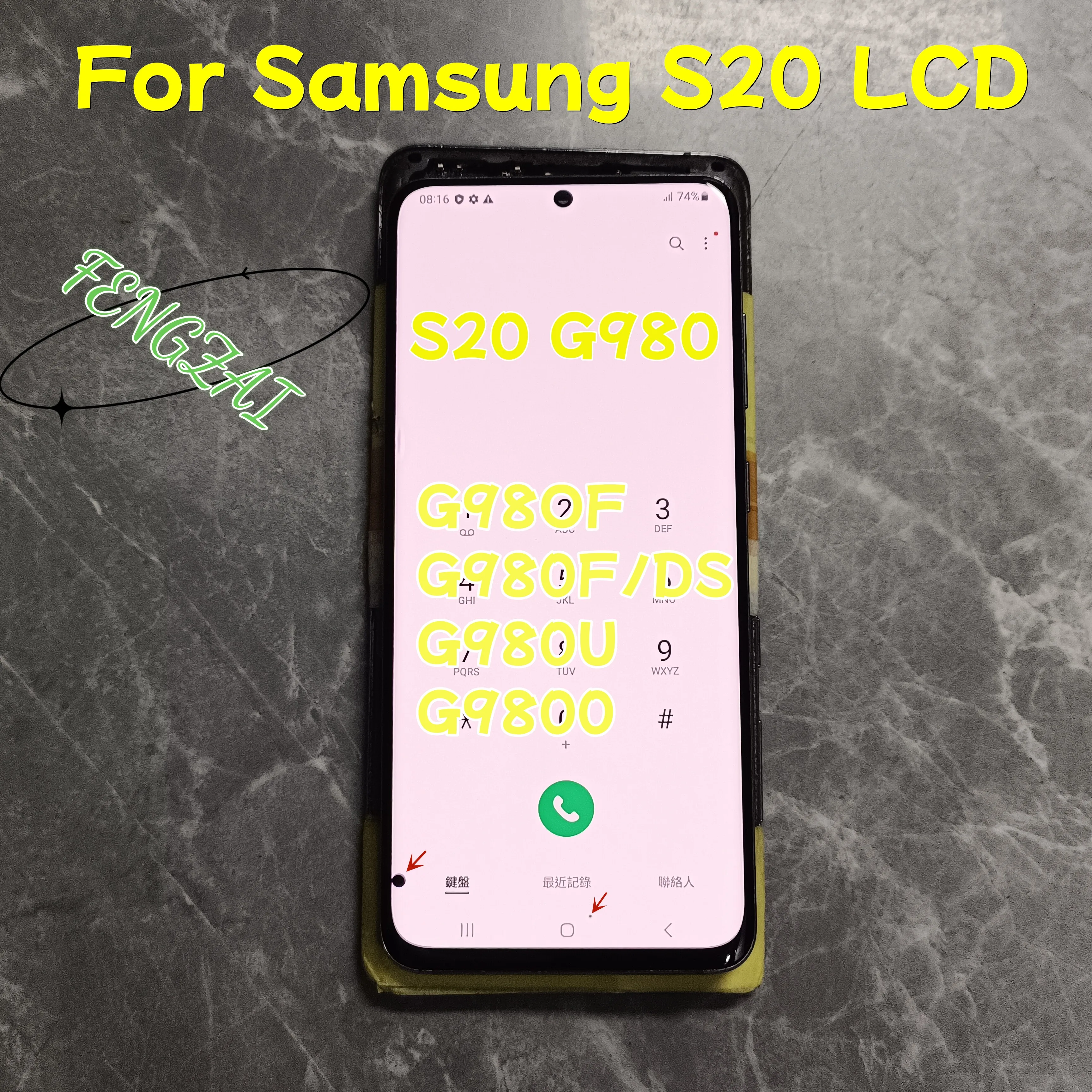 

Super Amoled For Samsung S20 Lcd G980 G980f G980U Lcd Display With Defect Digital Touch Screen Assembly S20 Display S20 Screen