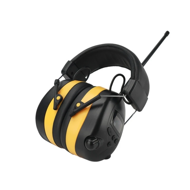 HX6A Wireless Ear Protections Headphones FM Radio Receiver 25dB Noise Cancelling Adjustable For Workshop Safety
