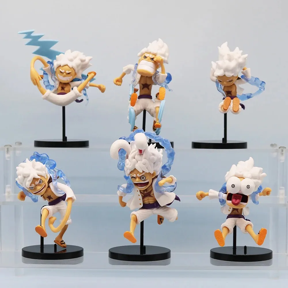 

1PC Anime One Piece Blind Box Figure Luffy Gear 5 Sun God Nika Serie Figurine PVC Tabletop Collection Decoration Mystery Gifts