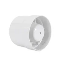 100mm ABS tuyau en plastique ventilateur tuyau Insertion ventilateur d'échappement silencieux 2400 tr/min pour l'extraction d'air dans les bureaux toilettes cuisine salle de bains 5