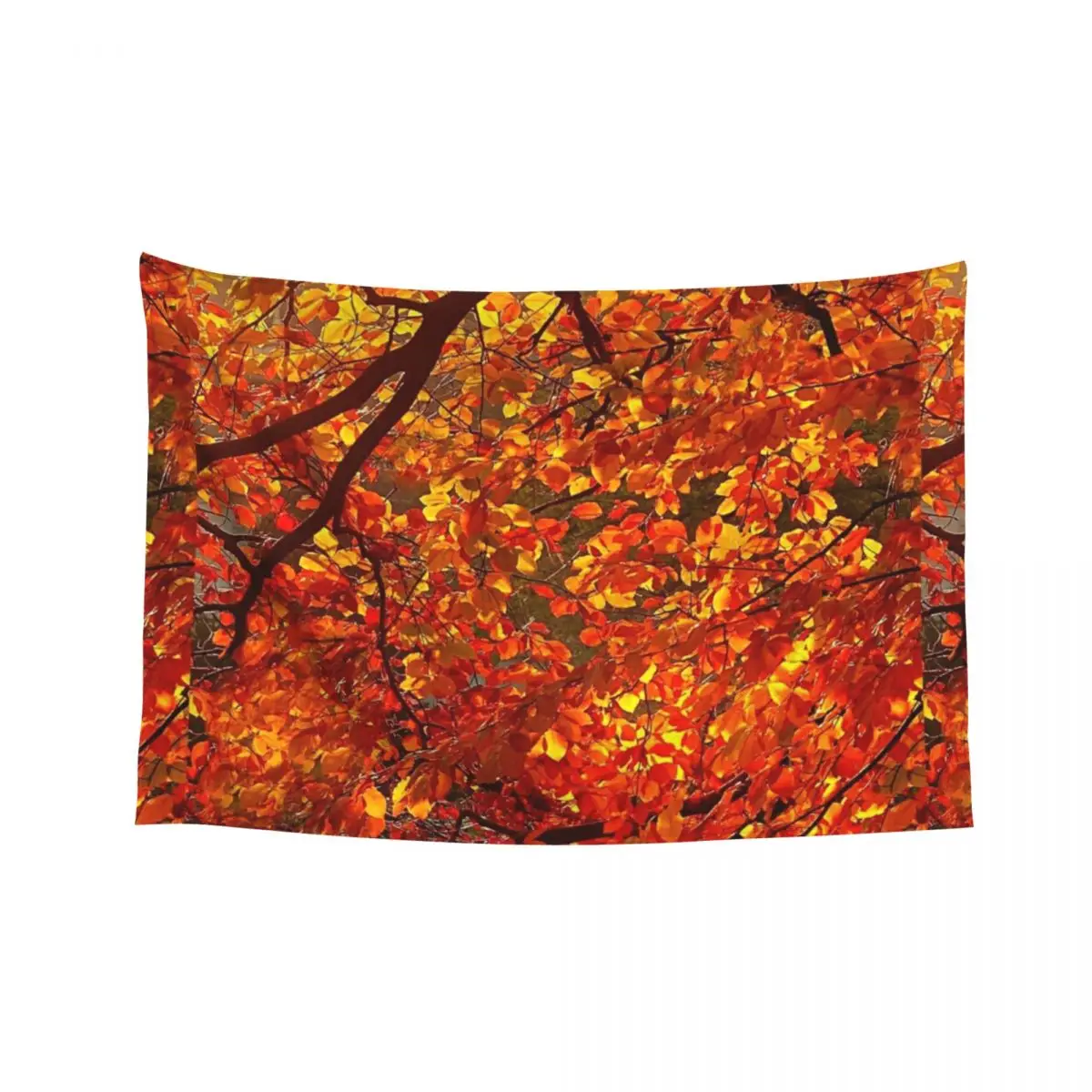 

The Magic of Autumn - Autumn leaves on the Branches Tapestry Outdoor Decoration Tapestry