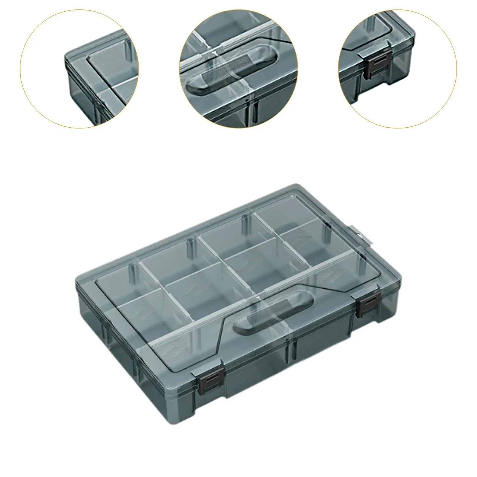 Screw Organizer Storage Bin Container Multi Compartments Workbench Small Parts