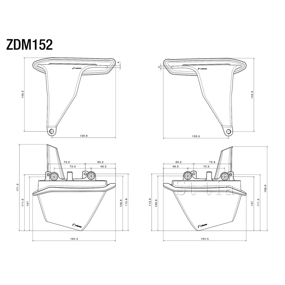 두카티 몬스터 937 플러스 SP 몬스터 950 2021 2022-2025용 오토바이 카본 파이버 윙렛 에어로다이나믹 스포일러 사이드 윙 키트