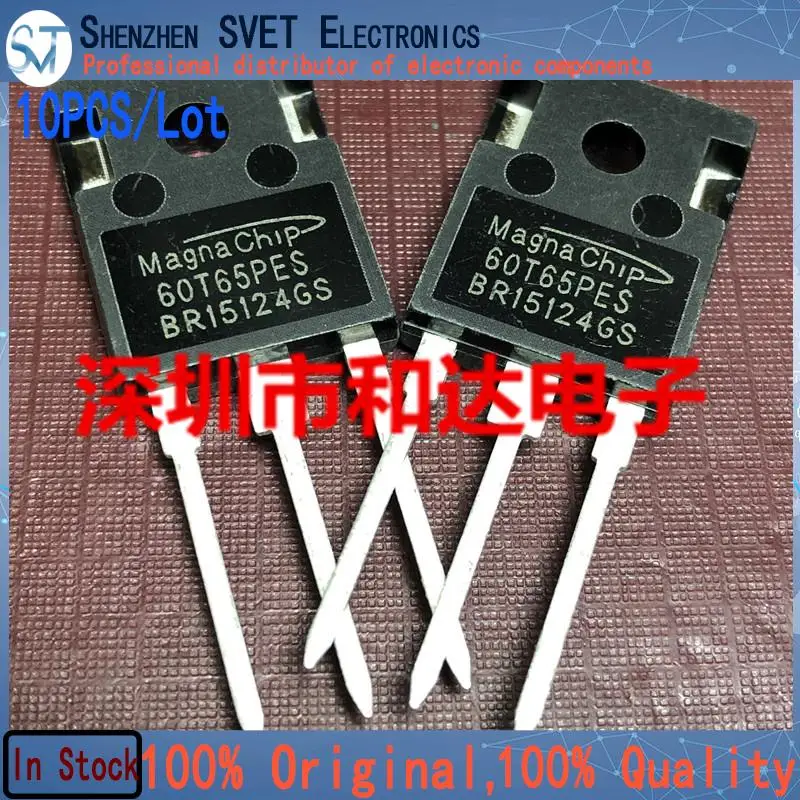 10PCS/Lot 60T65PES MBQ60T65PES  TO-247 650V 60A   Imported Original New And In Stock 100%Test