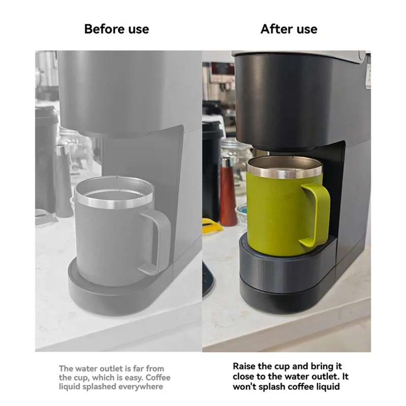 BAAM-For Keurig K-Mini Capsule Coffee Machine Replacement Heightened Water Tray To Prevent Splashing