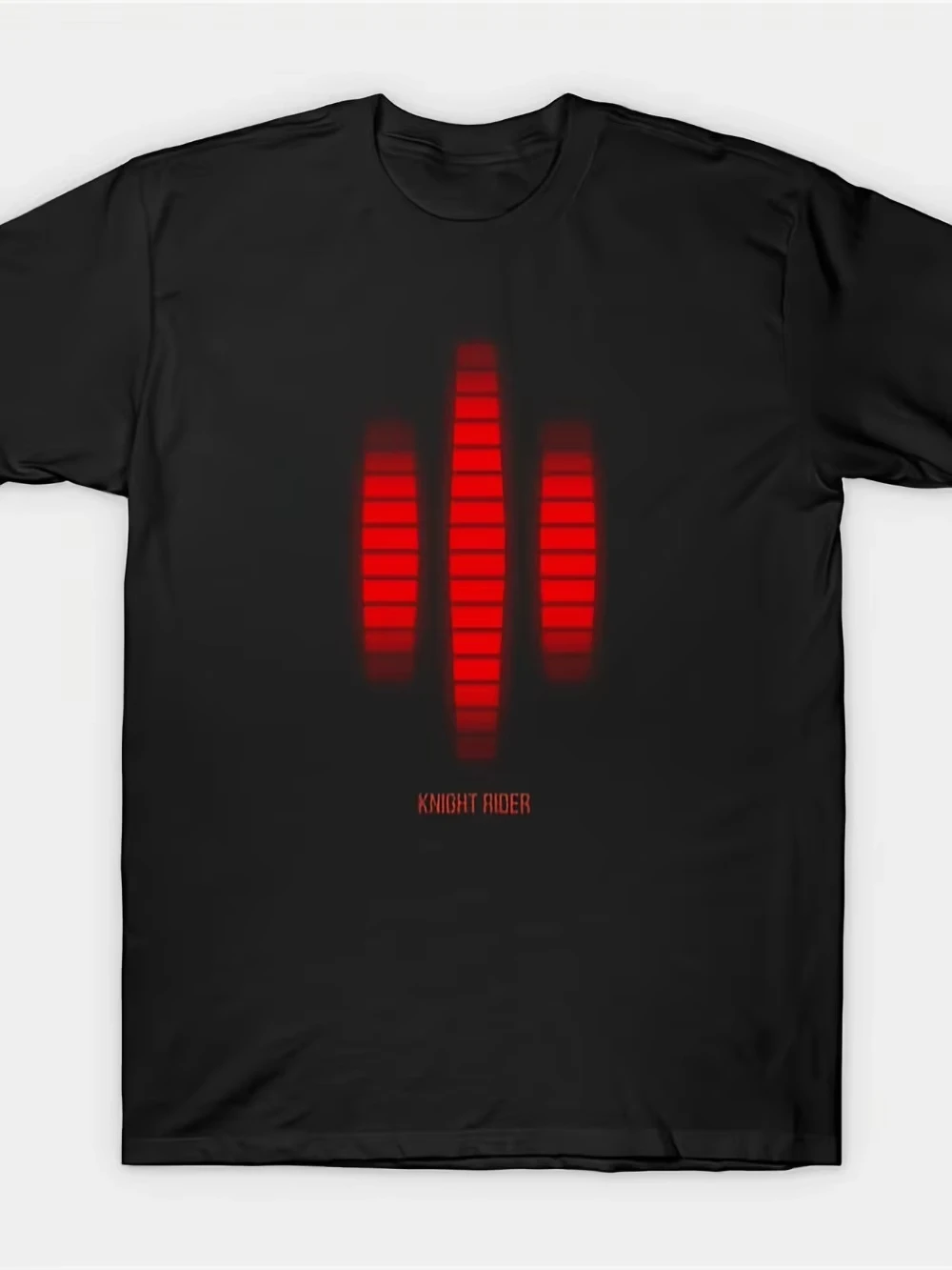 80s TV Show Fans Nostalgic Clothing Knight Rider Voice Box T-shirt Casual Printed Pattern T-shirt Street Fashion