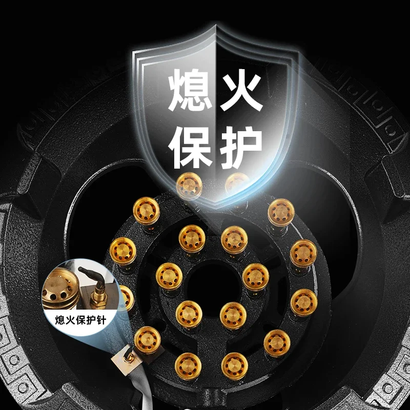 Chigo New Single Burner Gas Stove with Flameout Protection for LPG Natural Gas Commercial Use