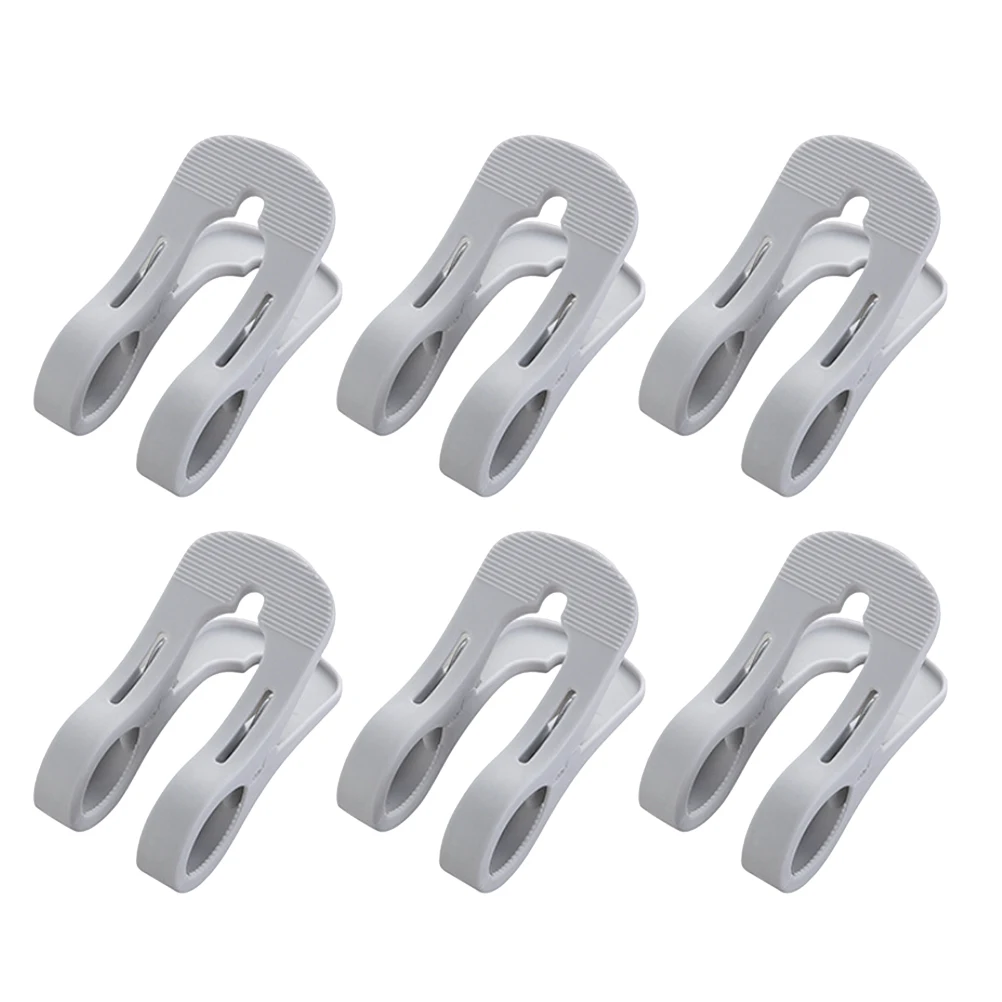 

10 Pcs Clothespins Heavy Duty Drying Clips Windproof Non Slip Quilt Clip Light Grey Ideal Balcony Yard Apartments