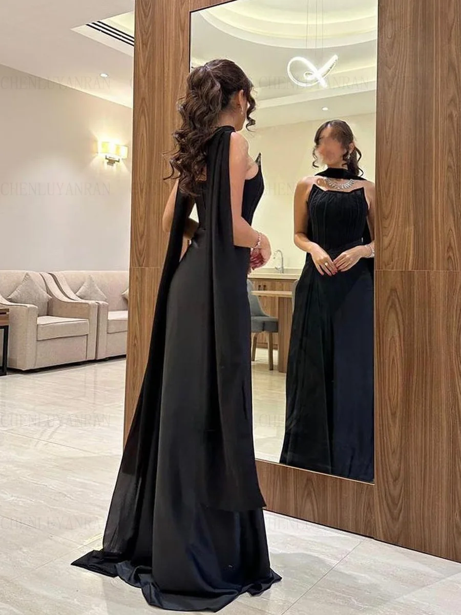 Strapless Black Formal Occasion Dresses 2025 Customized Long Ball Gowns Zipper A-line Sexy Evening Party Gowns فساتين الحفلات