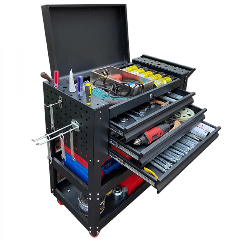 OEM/ODM High Quality Utility Powder Coated Cold Iron Foldable Cart  With 6 Layers