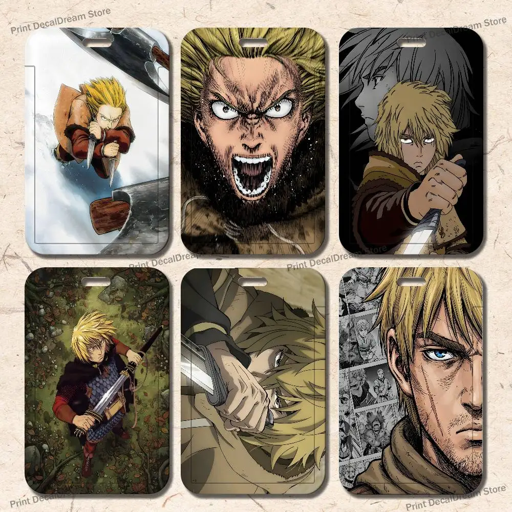 

Anime Thorfinn V-Vinland Card Holder Applicable To ID Cards Bank Cards Public Transport Cards And Work Card