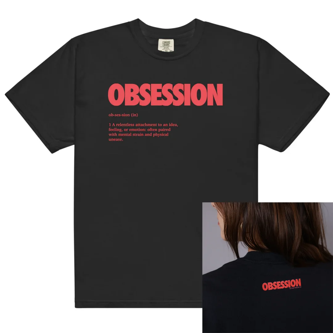 Obsession Definition T-Shirt movie graphic T-shirt Summer Fashion Pure cotton Men's T-Shirt Kid's Clothing Tee Y2k Woman ﻿