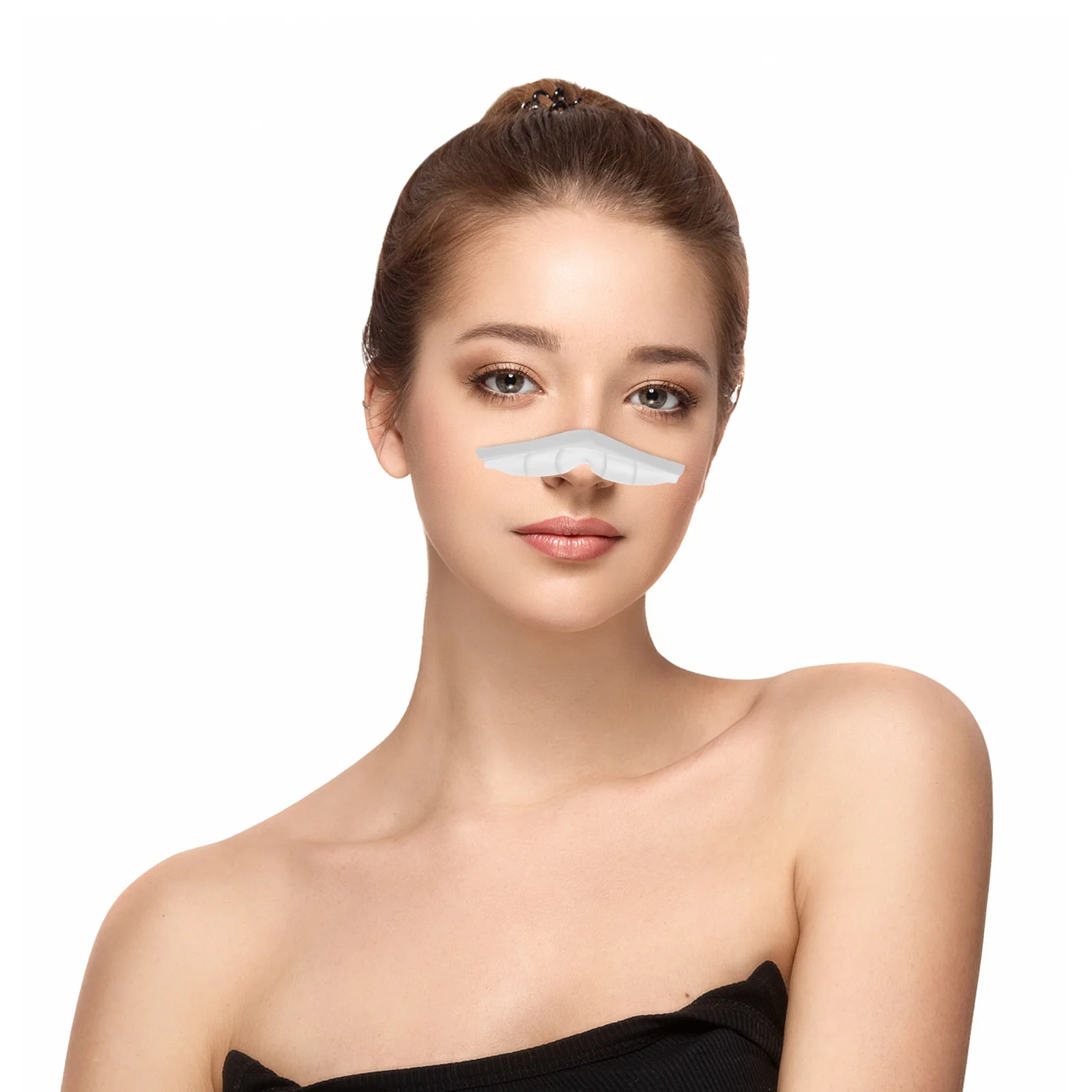 

10pcs Anti-Fog Nose Bridge Strip Silicone Seal Cushion For Mask Clear Vision Outdoor Protection Washable Reusable Mask