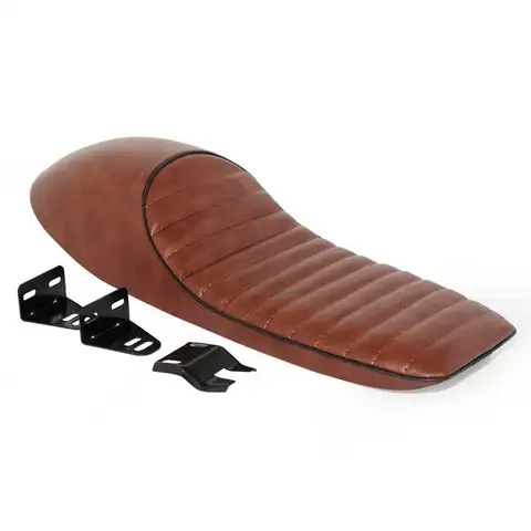 Motorcycle Cafe Racer Vintage Hump Seat For Yamaha SR125 250 Suzuki GT ST GR Honda CB400 CB450 CB500 Kawasaki KZ550 K750 Z650
