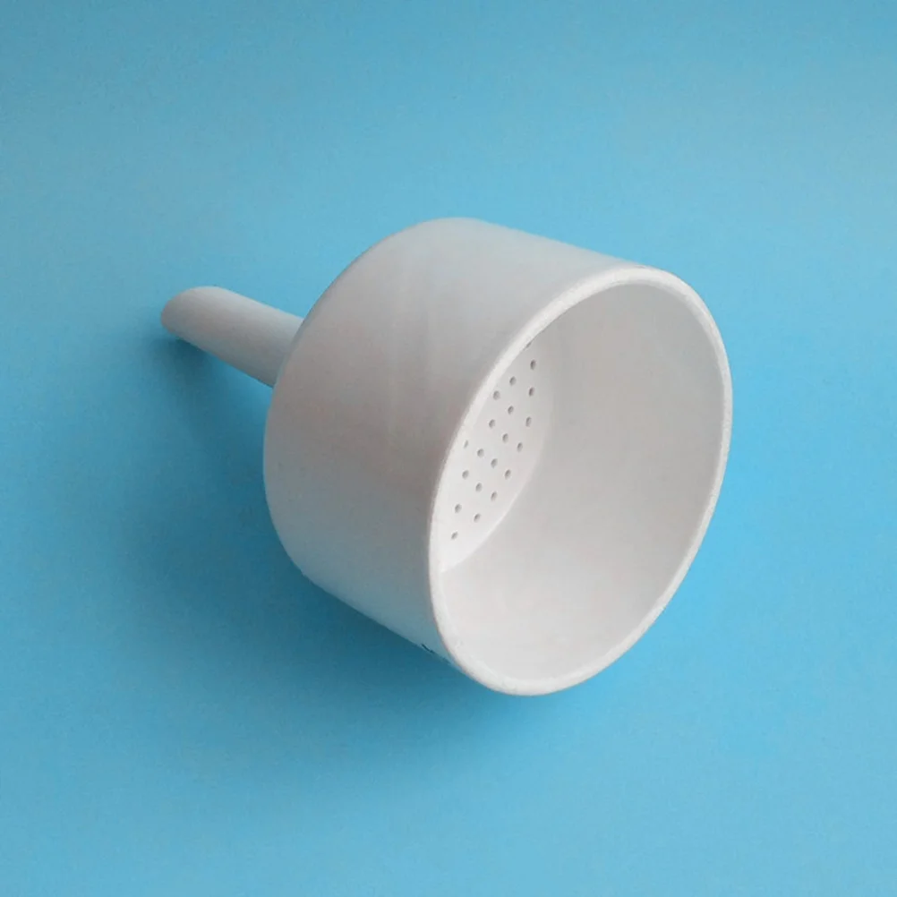 

60Mm Wide Mouth Buchner Funnel Heavy Duty Stainless Steel Liquid Funnel for Flask Wine Pot Easy Clean Transfer Tool White