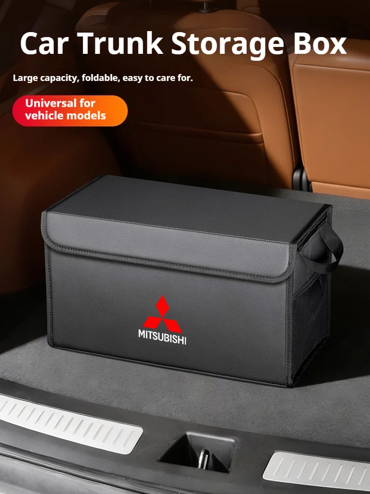 

For Mitsubishi ASX Colt L200 Lancer Outlander Pajero Ralliart Car Trunk Foldable Storage Box Large-Capacity Stowing Tidying Bag