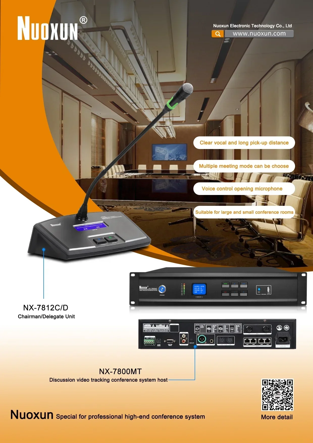 Desk top video conference system htdz audio wired conference with speaker and recording function