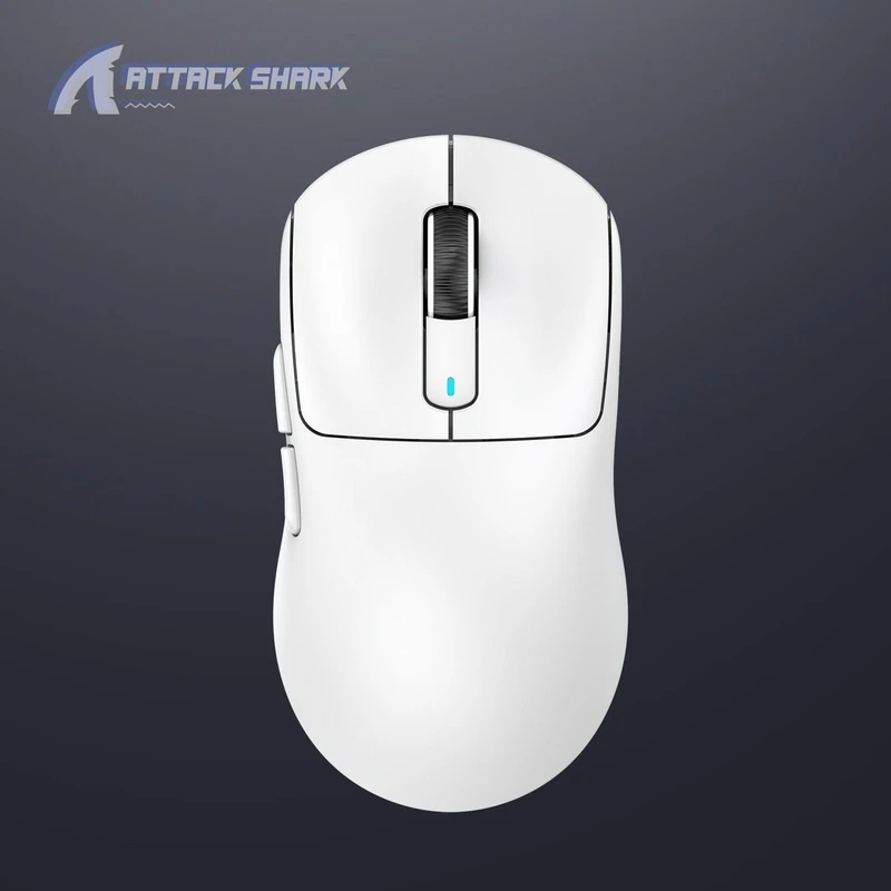 Attack Shark X3 Mouse Lightweight Paw3395 Video Game Tri-Mode Wireless Bluetooth Ergonomics Laptop Long Endurance