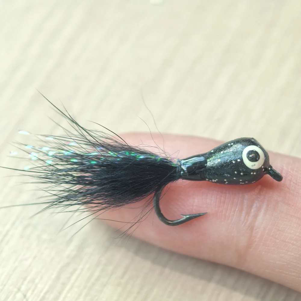 5 Stück Leuchtende Eisfischerköder für Zander und Barsch, UV-beständige Jigköpfe, Eisfischerzubehör für Crappie, Barsch, Panfisch und Hecht – Detail 12