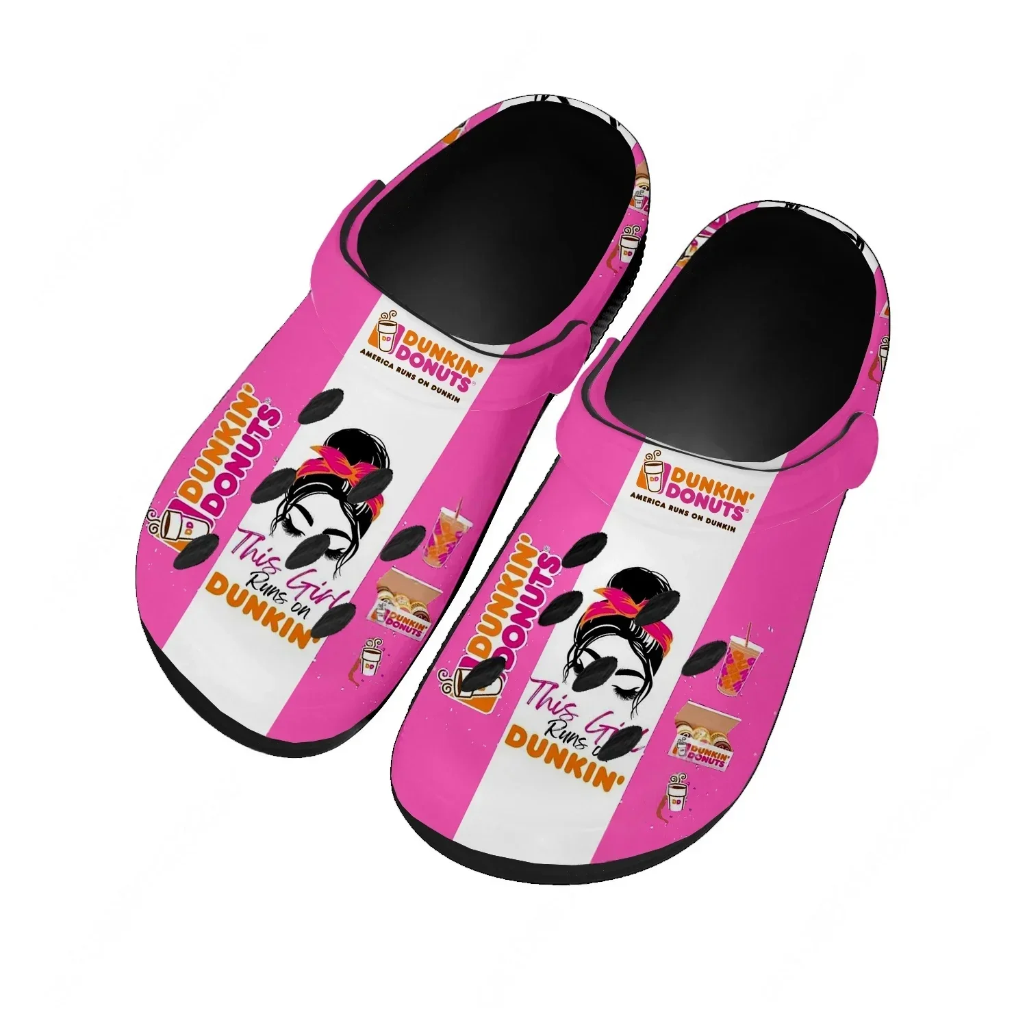 Dunkin Sandals Women Teenager Home Fashion Water Shoe High Quality Garden Breathable Summer Comfort Beach Hole Slippers