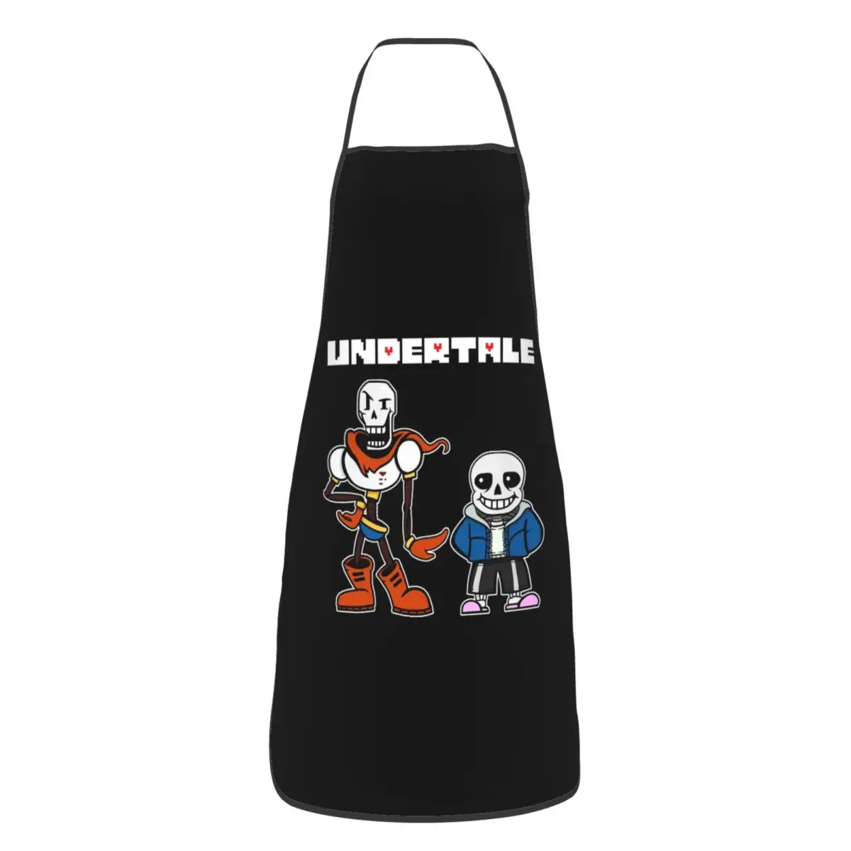 Undertale Gamer Gaming Aprons Chef Cooking Tablier Sleeveless Bib Kitchen Cleaning Pinafore for Women Men Painting
