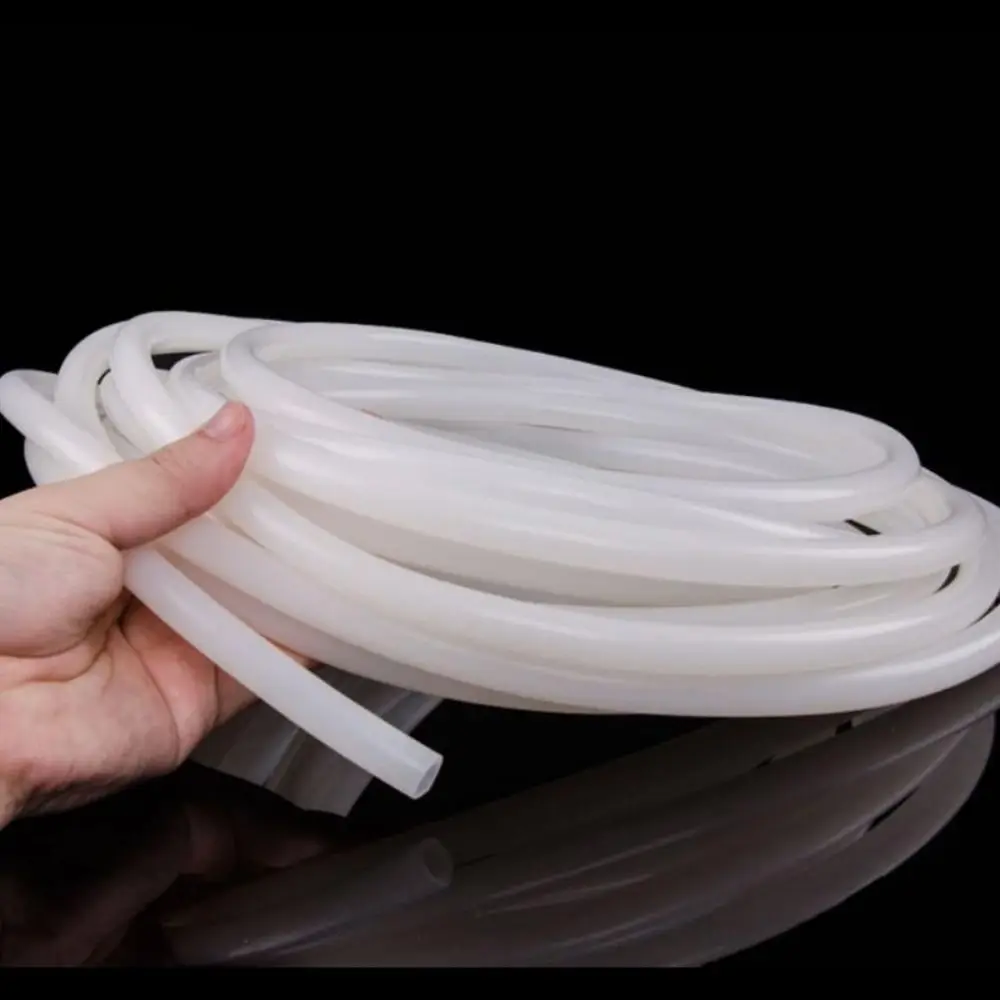 Industrial Grade Silicone Tube Anti-aging High Temperature Resistant Silicone Rubber Hose Non-toxic White Pipe Fittings Drainage