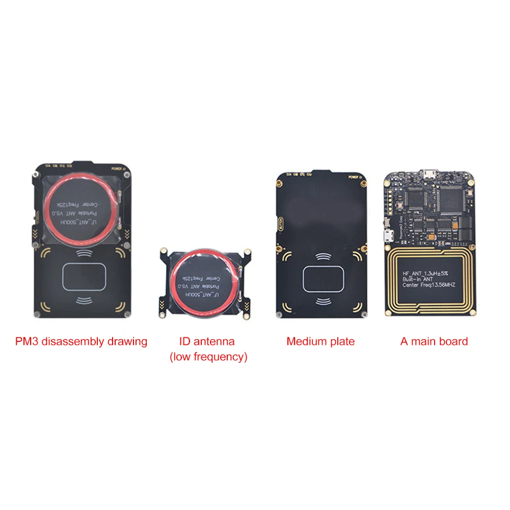 Proxmark3 desenvolver kits de terno pm3 nfc rfid leitor escritor suporte número cartão modificação leitor cartão controle