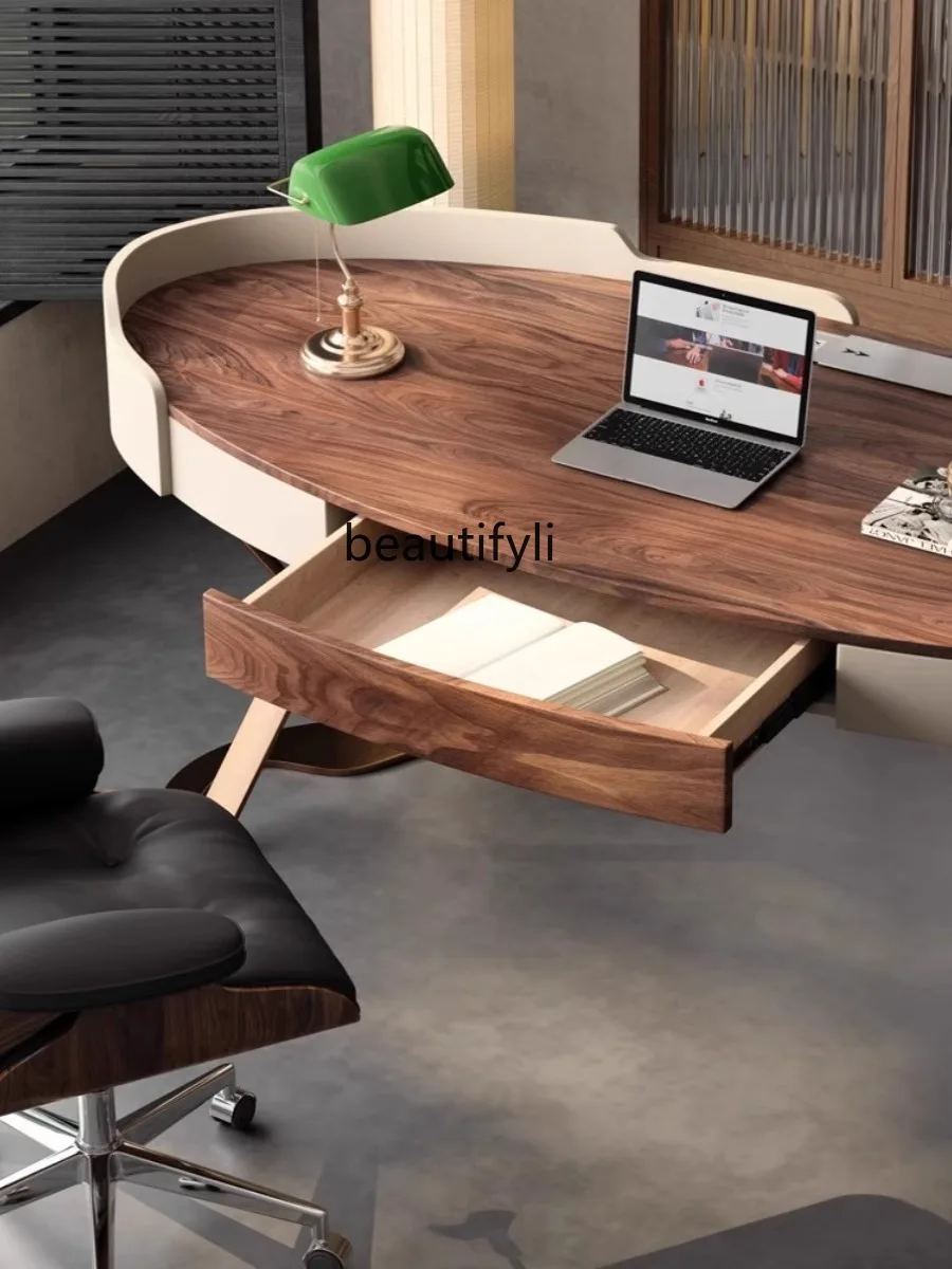 Nordic Ash Desk Modern Minimalist Study Desk Designer Villa Home Office