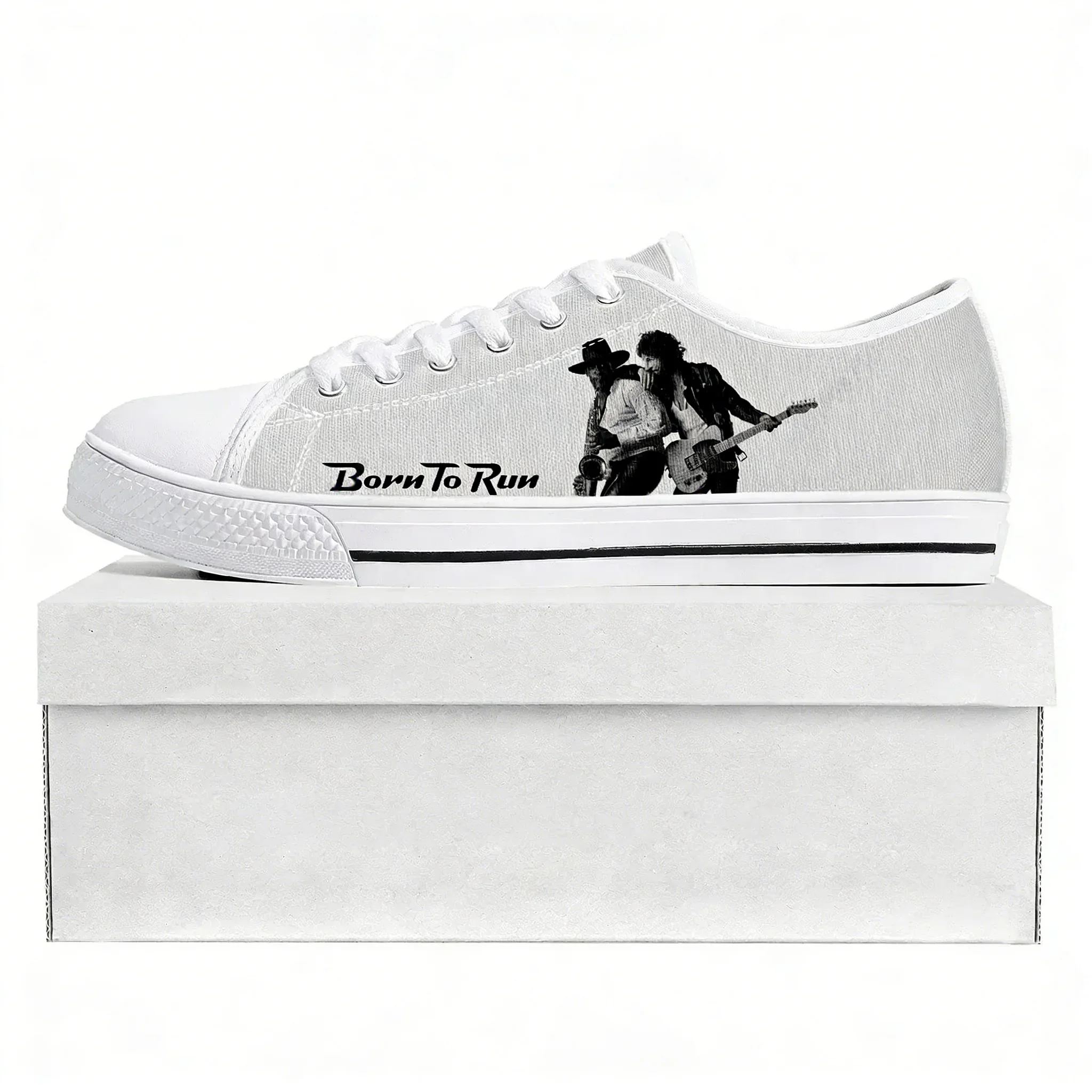 

Кроссовки Born To Run Low Top высокого качества с изображением Брюса Спрингстина, мужские, женские, подростковые, холщовые кроссовки с 3D-принтом, обувь для пар, обувь на заказ