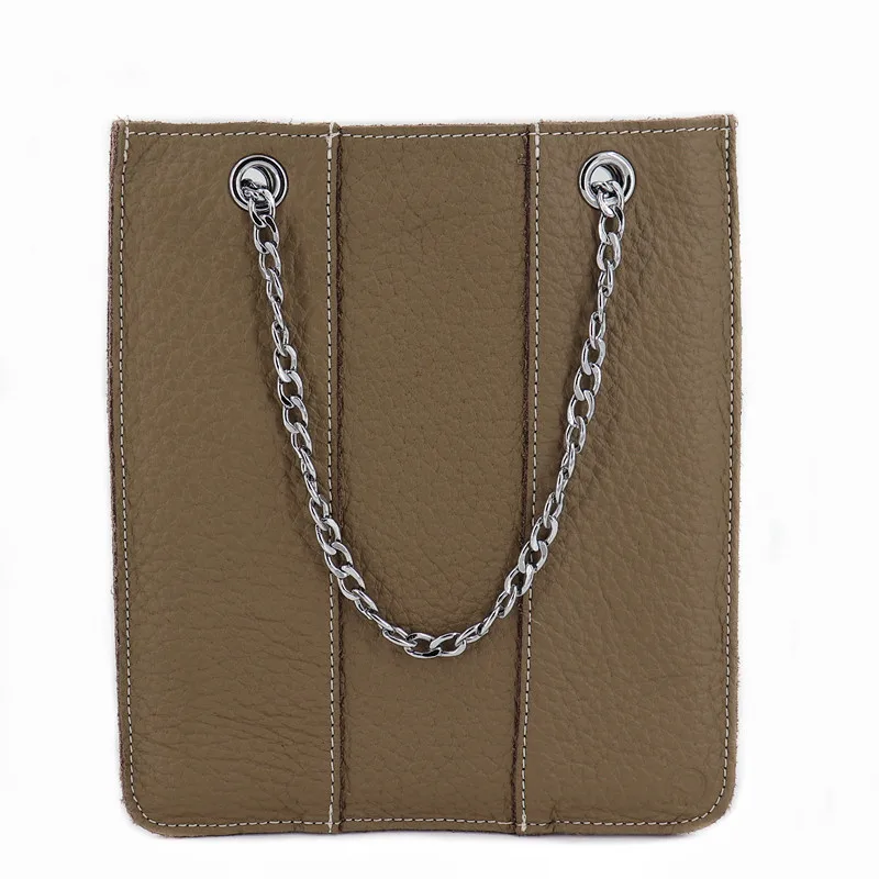 

Mini Chain Handle Women Leather Handbags 2022 Fashion Genuine Leather Small Hand Bag Daily Shopping Storage Purses