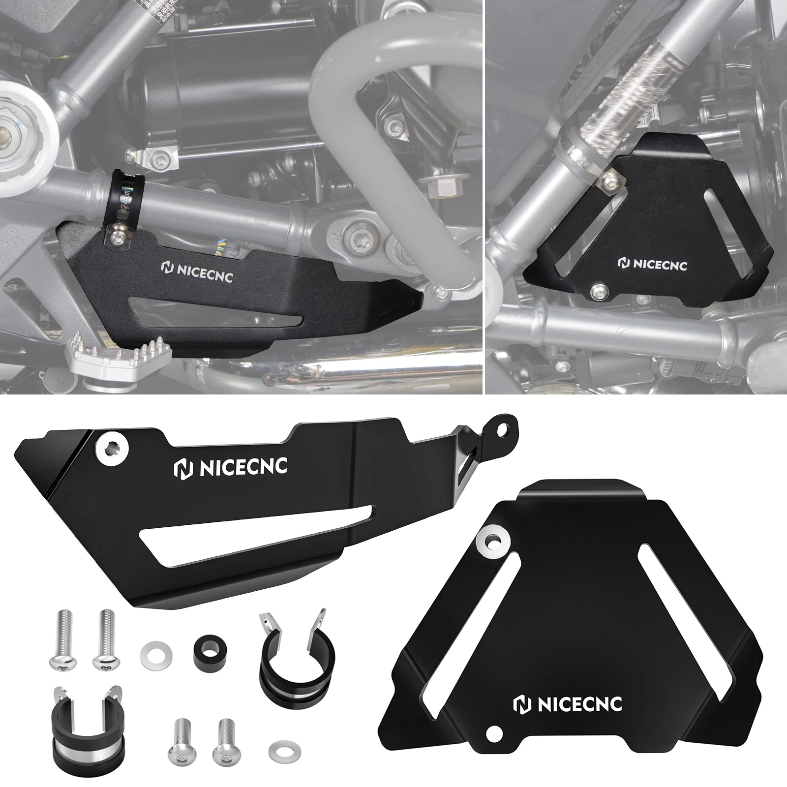 Motorcycle Exhaust Flap Control Guard Cover/Starter Guard Protector for BMW R1200GS/Adventure R1200GSA R1200 GS GSA 2013-2018