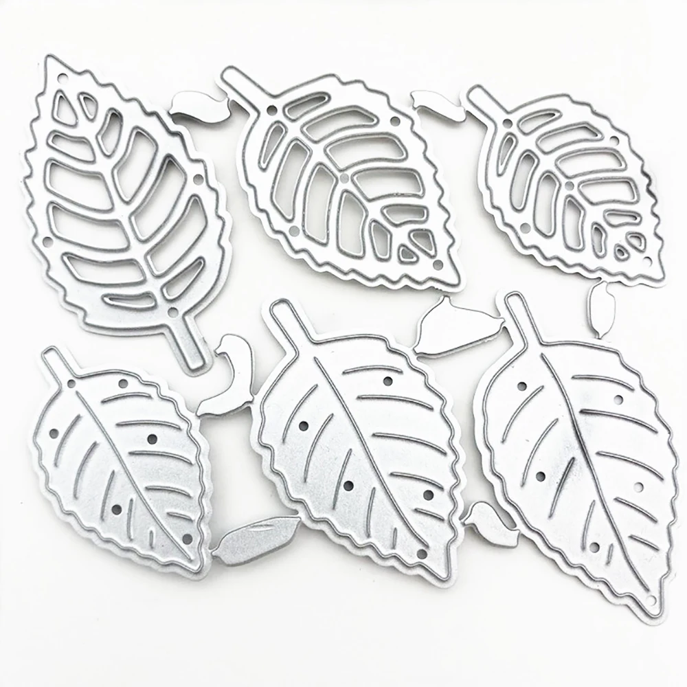 6 Leaf Combination Metal Cutting Die DIY Scrapbook Embossing Die Cutting Manual Album Greeting Card Craft Knife Mold