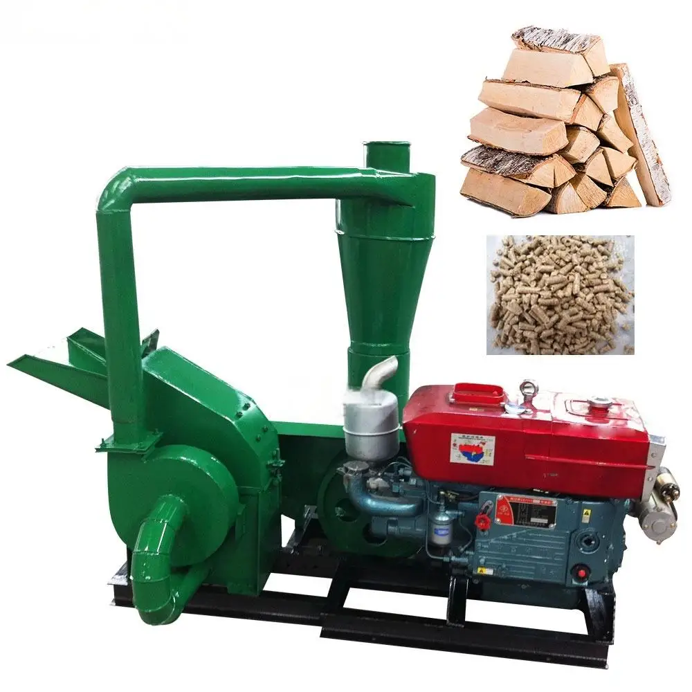 Industrial Pellet Press Heavy- Flat Die Core Engine Component Wood Pellet Mill Machine Wood crusher Pellet Making Machine