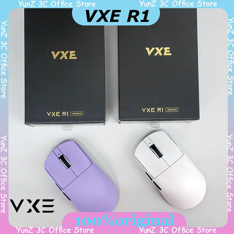 Vxe Dragonfly R1 Vgn Series Wireless Mouse Gaming Paw3395 4k 18000dpi Long Endurance Electronic Sports Gaming Mouse