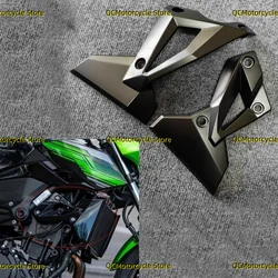 Matte Black ABS PLASTIC Hydro Dipped Side Frame Radiator Guard Fairing Fit for KAWASAKI Z400 2018 2019 2020 2021 2022 2023 2024