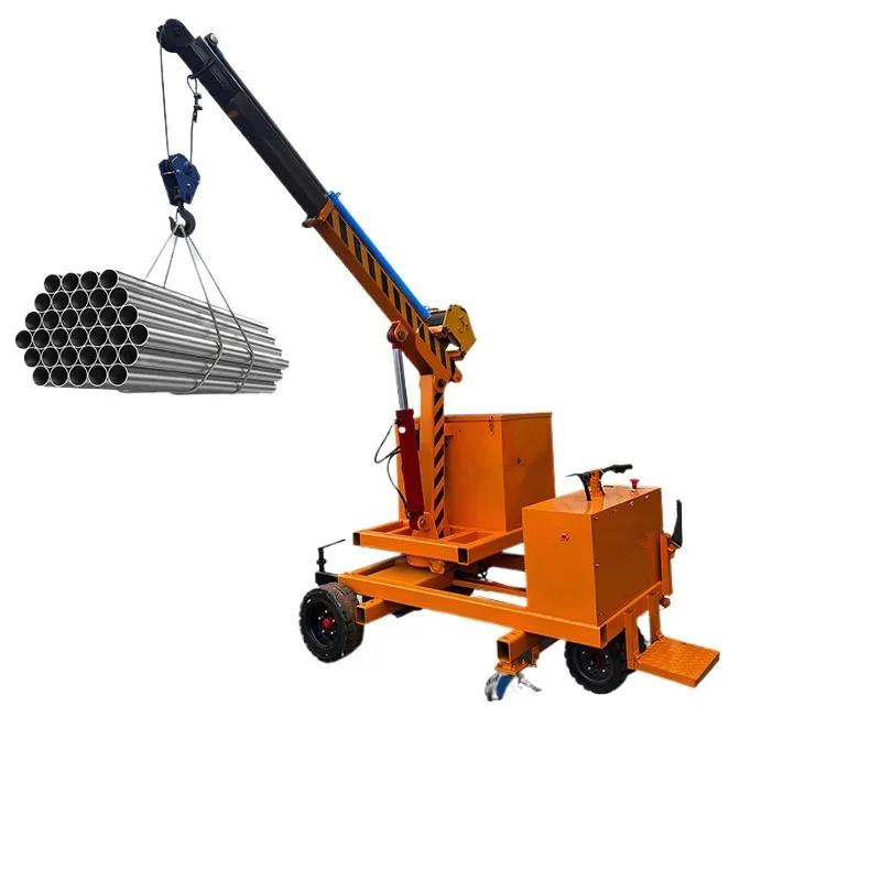 Xiuwei mobile crane all-electric small hydraulic telescopic crane y