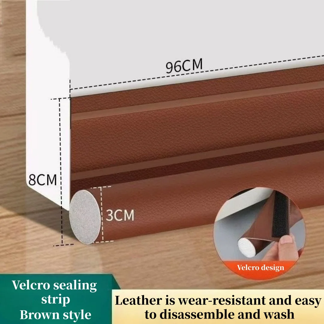 Single sided door obstruction at the bottom of the door，suitable for blocking airflow，light，dust，and noise in bedrooms and homes