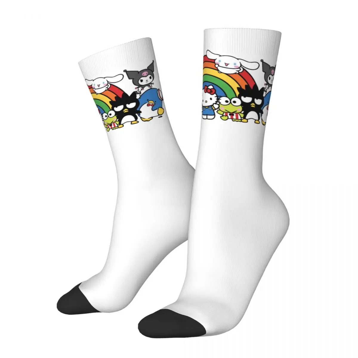 

Adults Men Socks Sanrio Character Stockings Winter Funny Medium Soft Socks Graphic Outdoor Sports Non Slip Socks