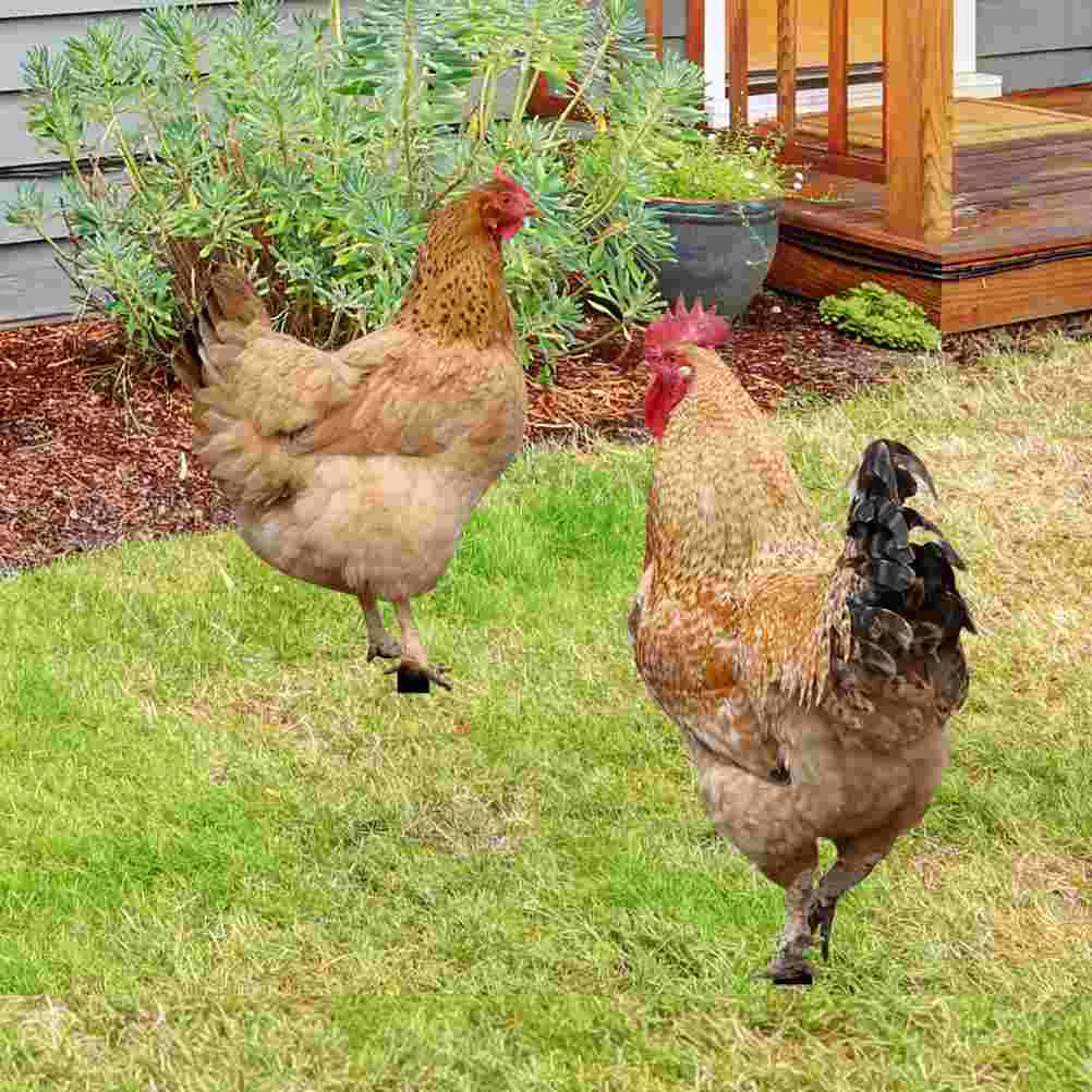 

2 Pcs Garden Decoration Courtyard Insert Animal Stake Decorations Outdoor Lawn Stakes Ornaments