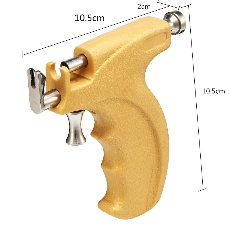 Professionelles Ohrlochstechgerät-Set, 98-teiliges Set mit Ohrstöpseln aus Stahl für Ohr-, Nasen-, Nabel- und Körperpiercing – Detail 13