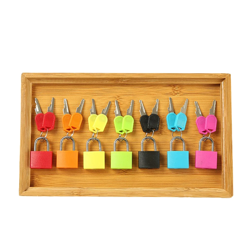 7Pieces Colorful Set In Wooden Salver children montessori Teaching Aids