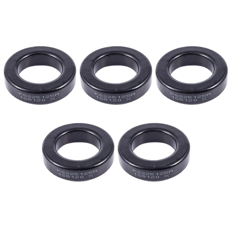 5X AS225-125A Ferrite Rings, Toroidal Cores In Black Iron For Electrical Inductors