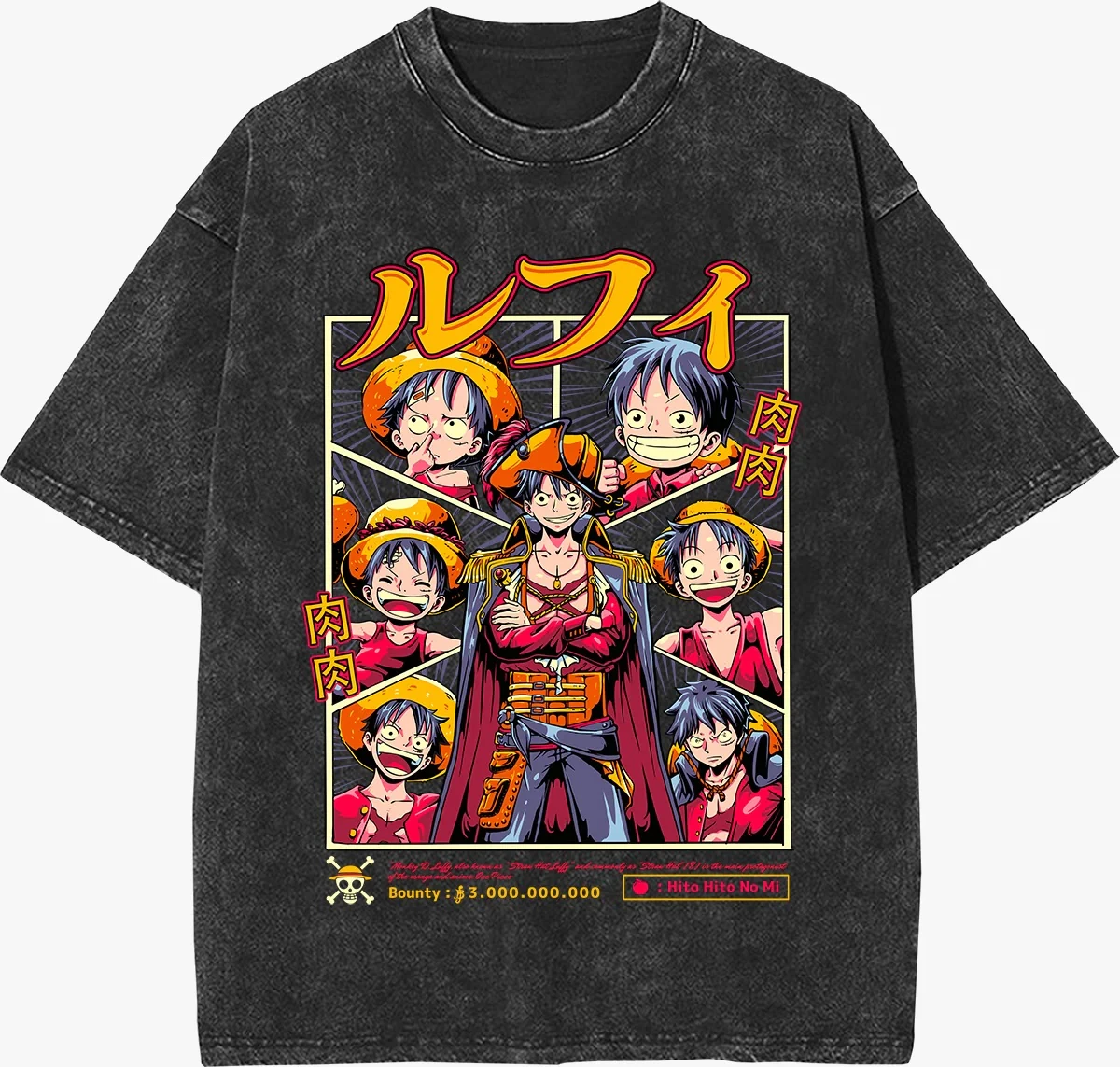 

Официальная футболка One Piece для мужчин, летняя коллекция 2026, хлопковая повседневная футболка с аниме-принтом, уличный стиль Y2K, унисекс