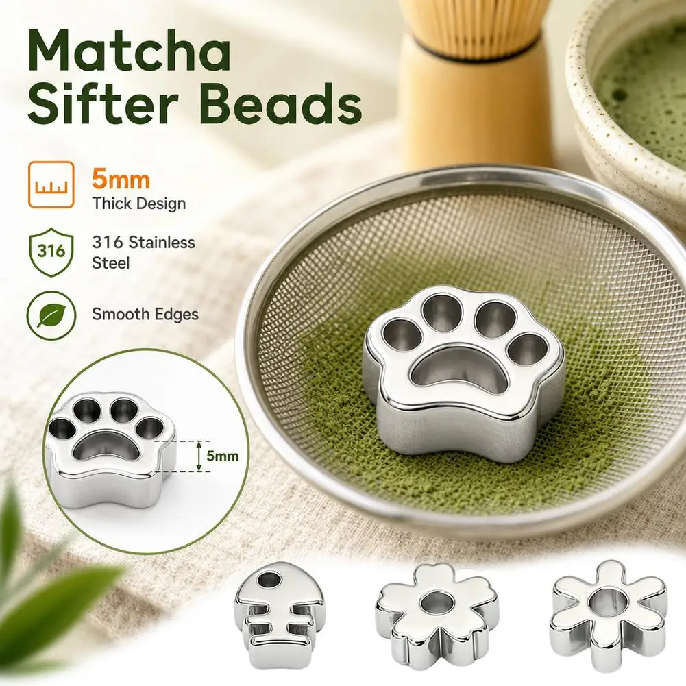 316 Stainless Steel 5mm Thick Laser Cutting Multi Shaped Tea Grinding Tool Sieve Beads