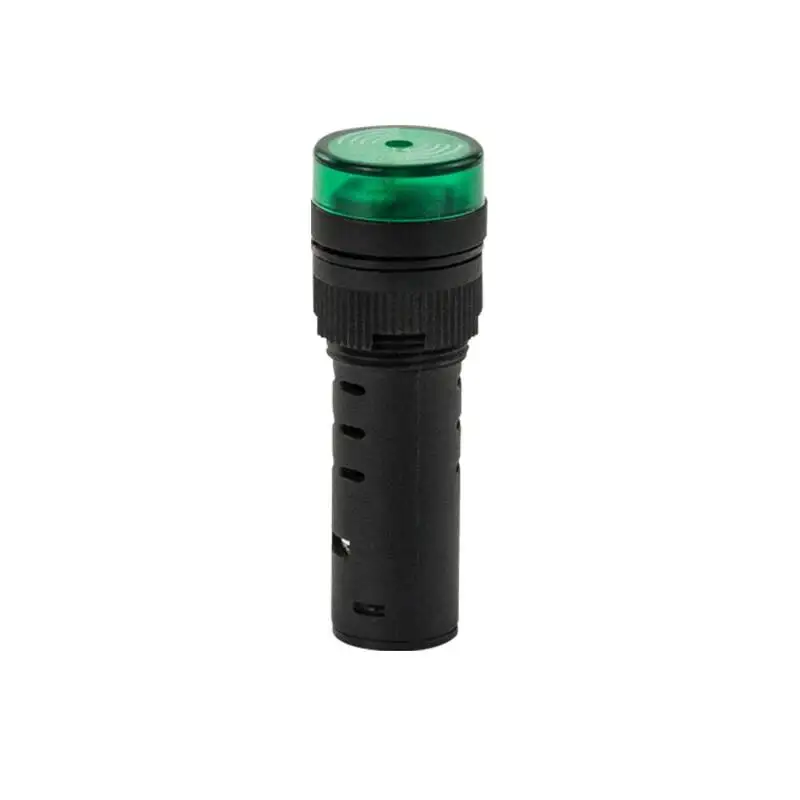 10pcs AD16-16SM Panel Mount 16mm LED flash Alarm Indicator buzzer 12V 24V 220V LED Buzzer Signal Lamp Red Green Yellow