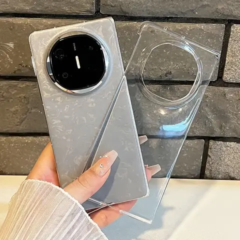 For Huawei Mate X7 Case Simple Transparent Full-Coverage Skin-Friendly PC Cover for Huawei Mate X 7 Shockproof Bumper Funda